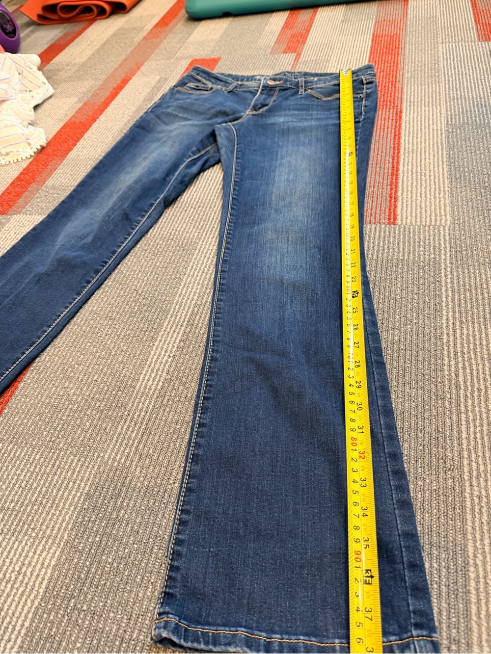 Mossino Denim Women’s Low Rise Bootcut Jeans 78% Cotton size 8/29R - Picture 8 of 10